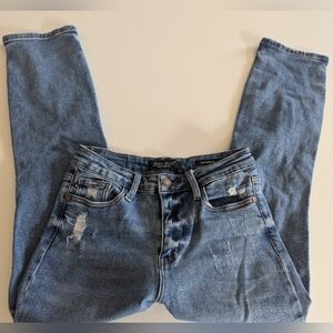 Judy Blue Women's Blue Jeans Boyfriend Fit  JB88196 5/27